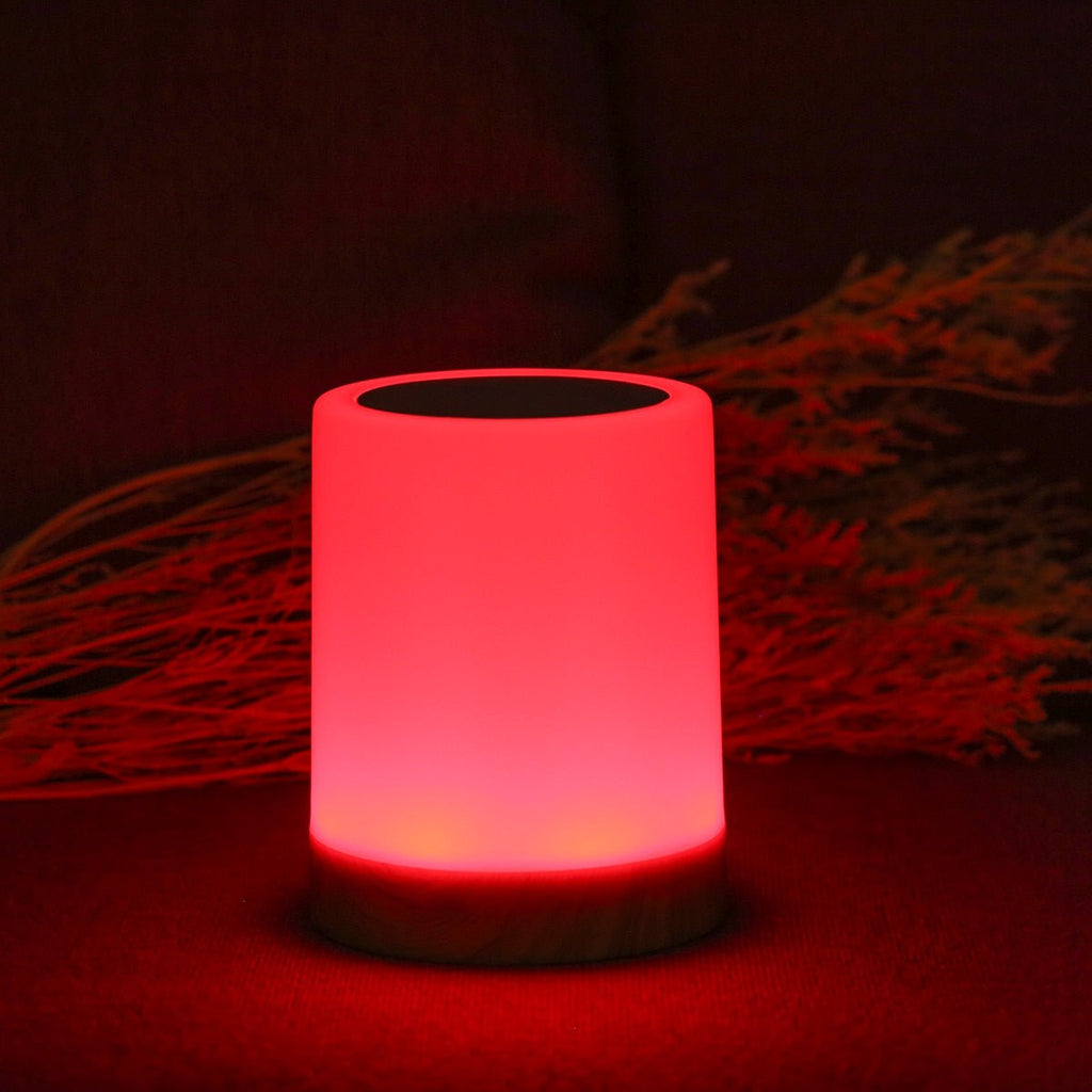 Junips | LED Table Lamp with Wooden Base and Touch Control