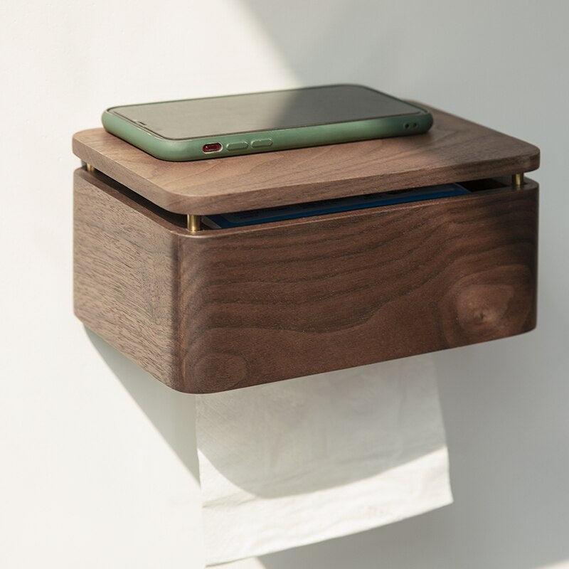 Junips | Wood Toilet Paper Holder