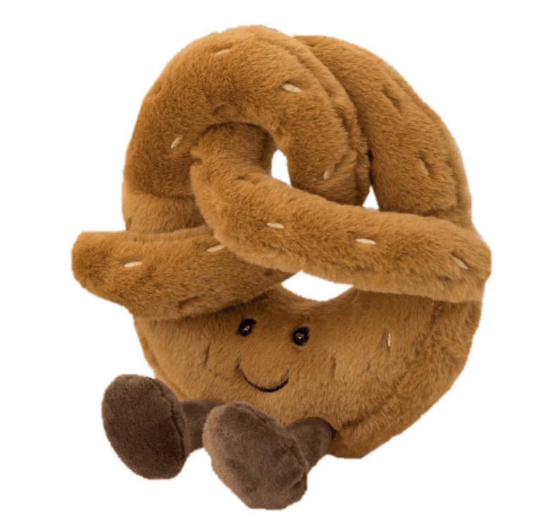 Junips | Pretzel Croissant Toast Bread Plush Toy