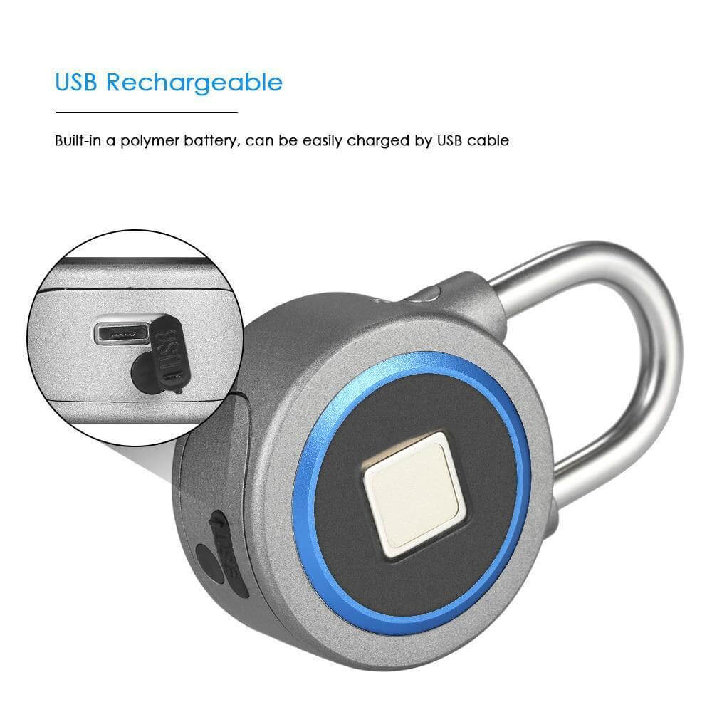 Junips | Smarter Theft Protection Fingerprint Keyless Padlock