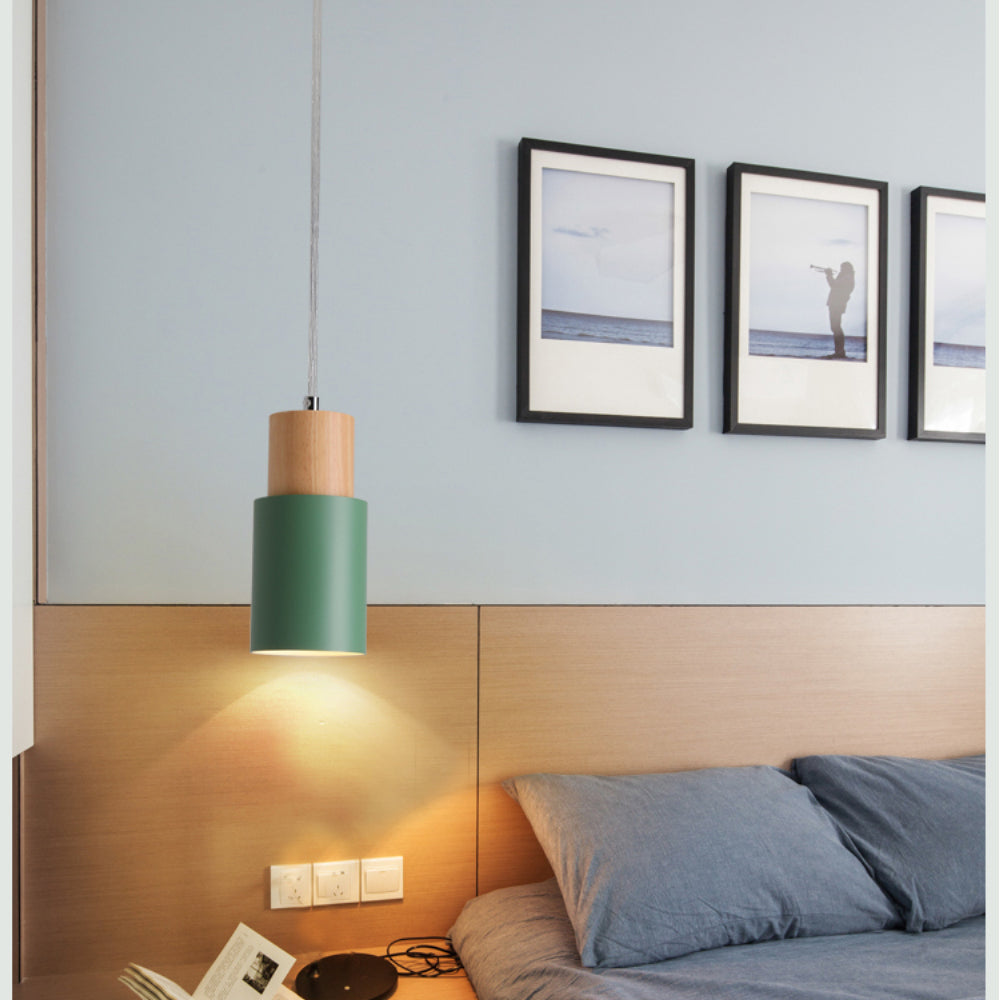 Junips | Designer Nordic Wood Base Pendant Lamp