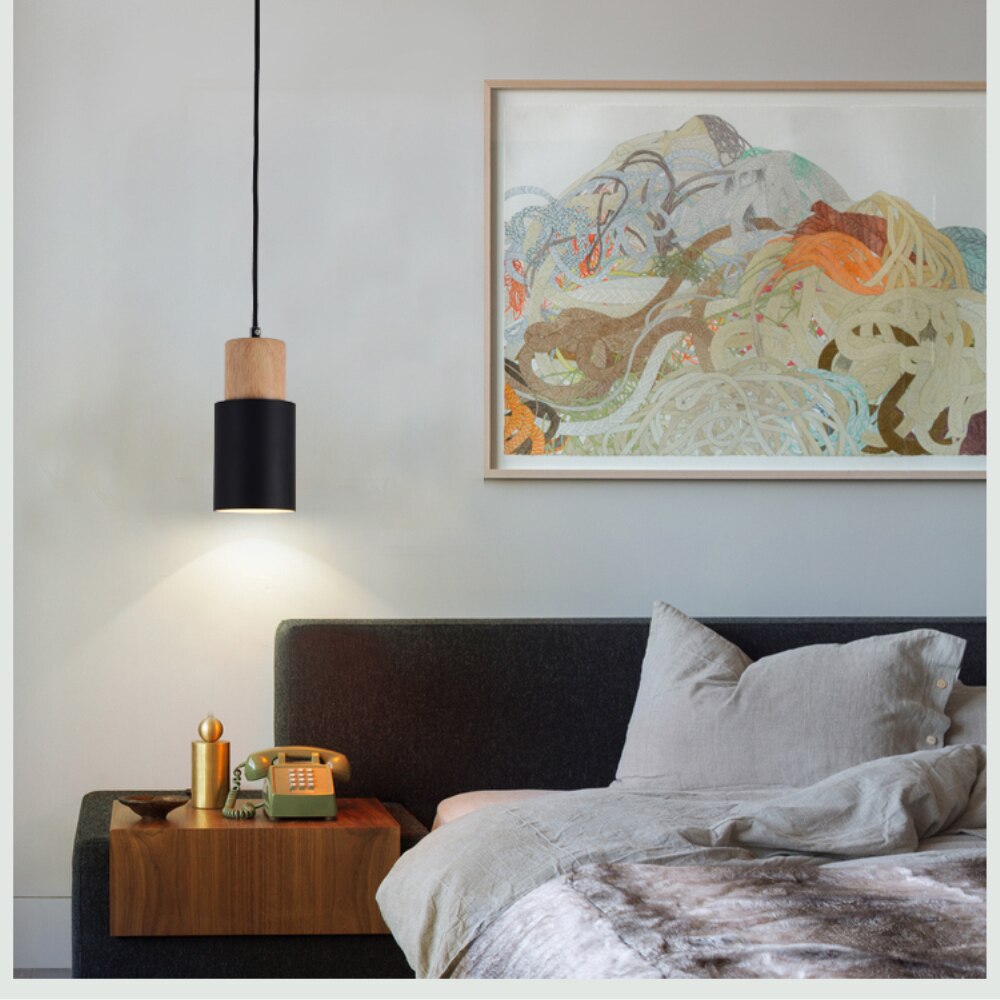 Junips | Designer Nordic Wood Base Pendant Lamp