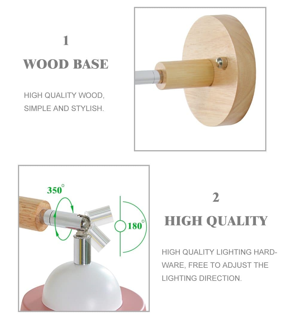 Junips | Rotatable Collin Wall Light with Pull Chain Switch