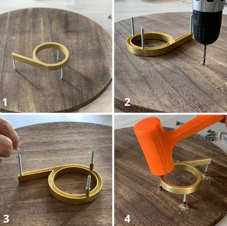 Junips | Gold Modern House Numbers