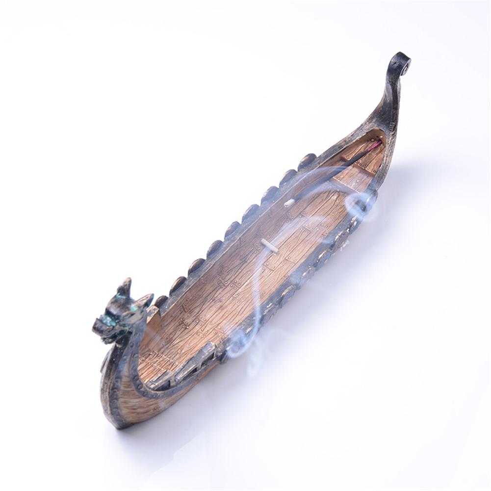 Junips | Retro Dragon Boat Incense Holder