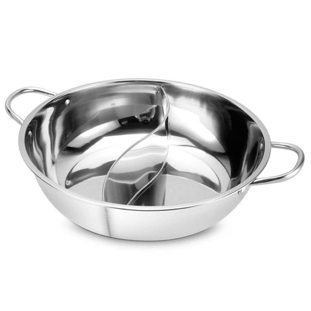 Junips | Hot Pot Twin Split Stainless Steel Pan