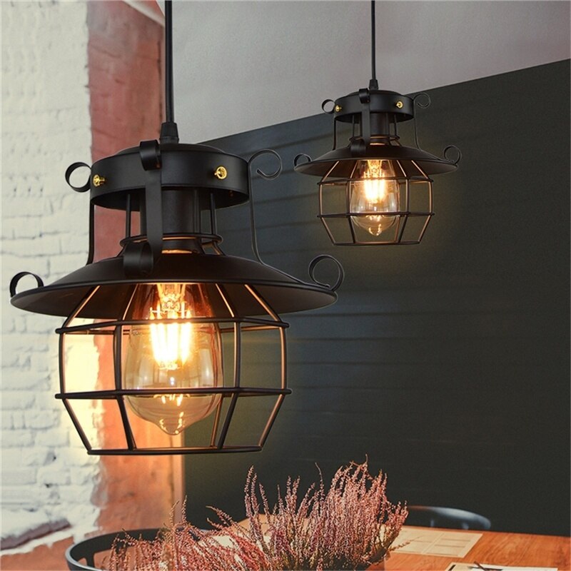 Junips | Retro Antique Industrial Loft Ceiling Lamp