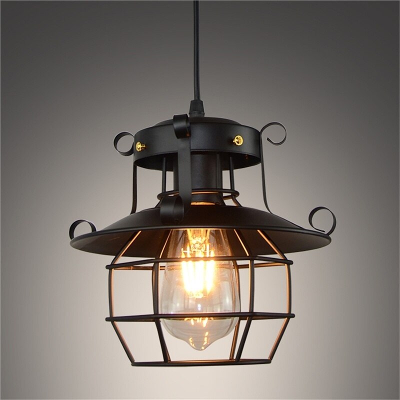 Junips | Retro Antique Industrial Loft Ceiling Lamp
