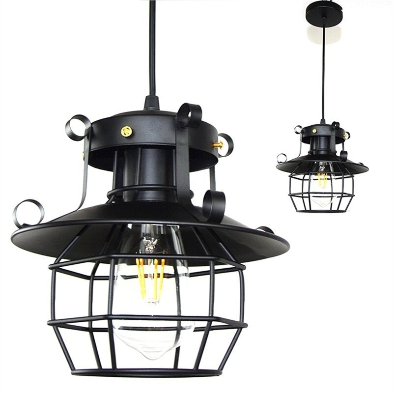 Junips | Retro Antique Industrial Loft Ceiling Lamp