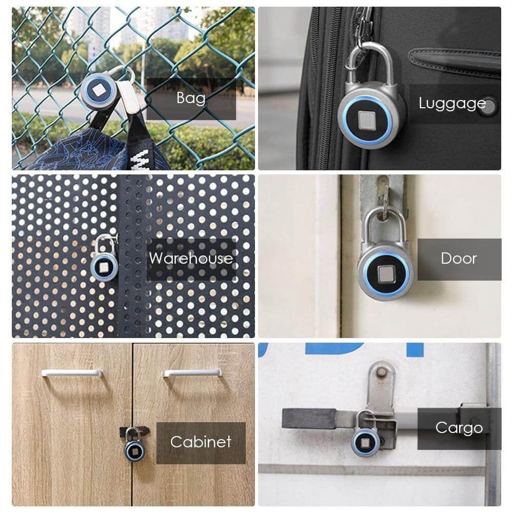 Junips | Smarter Theft Protection Fingerprint Keyless Padlock