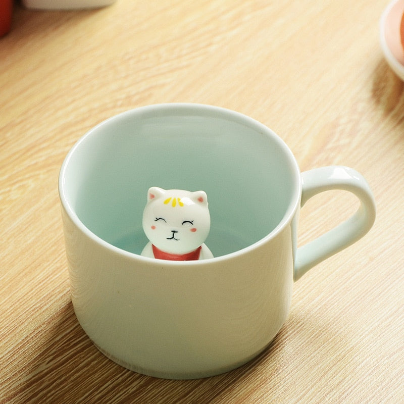 Junips | 3D Creative Cartoon Animal Ceramic Mugs