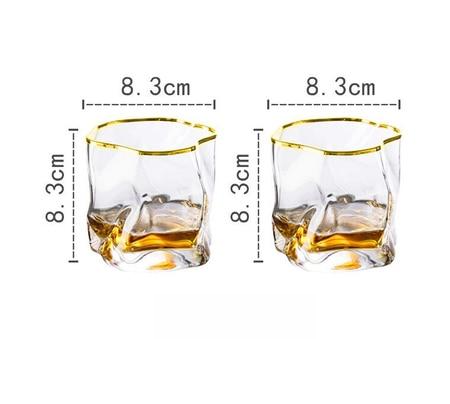 Junips | Distorted Texture Whisky Glass Set