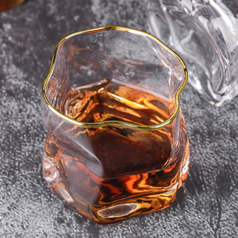 Junips | Distorted Texture Whisky Glass Set