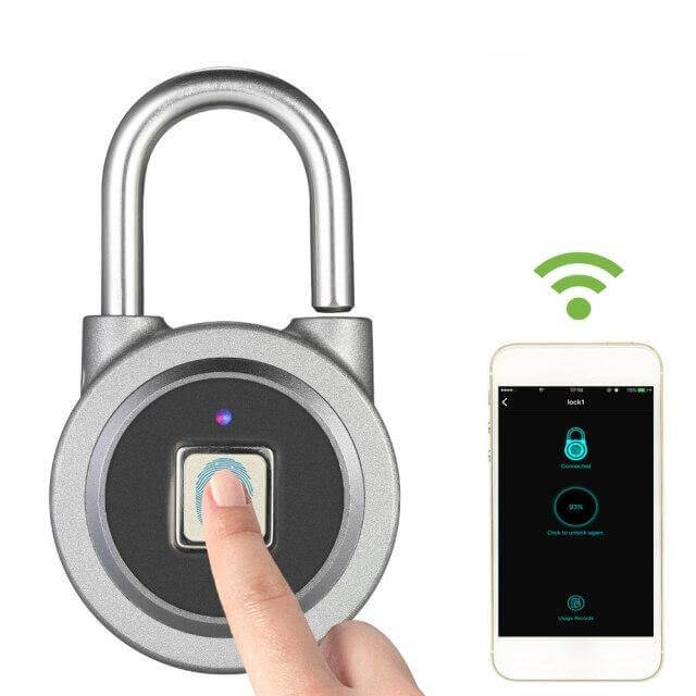 Junips | Smarter Theft Protection Fingerprint Keyless Padlock