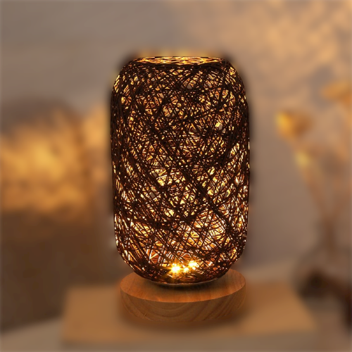 Junips | Table lamp made of rattan wood