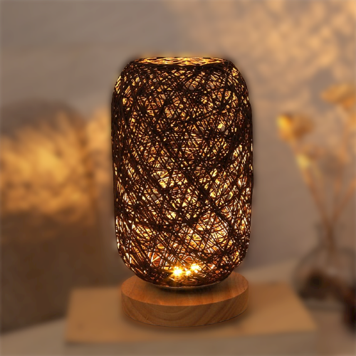 Junips | Table lamp made of rattan wood