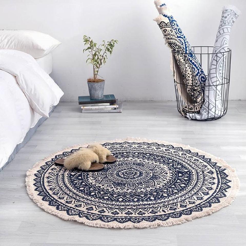 Junips | Moroccan Boho rug with tassels