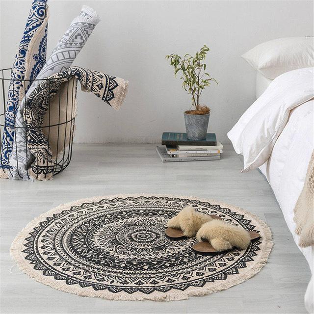 Junips | Moroccan Boho rug with tassels