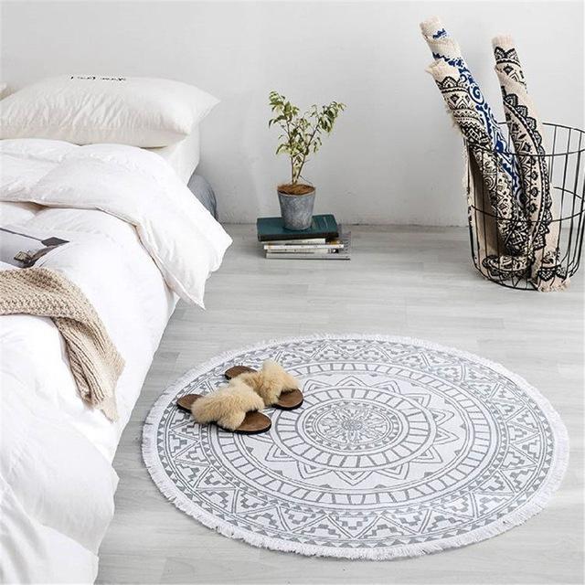 Junips | Moroccan Boho rug with tassels
