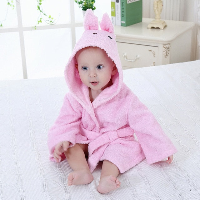 Junips | Hooded towel with animal motif