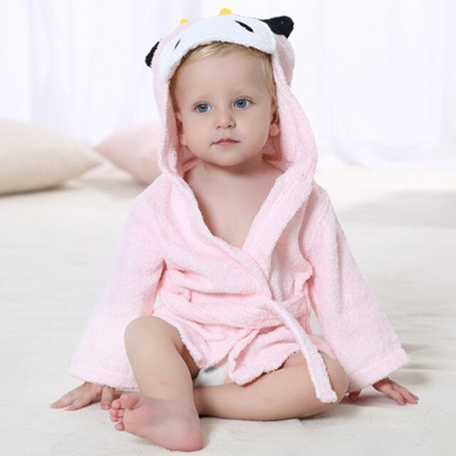 Junips | Hooded towel with animal motif