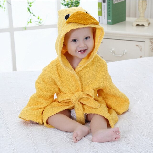 Junips | Hooded towel with animal motif