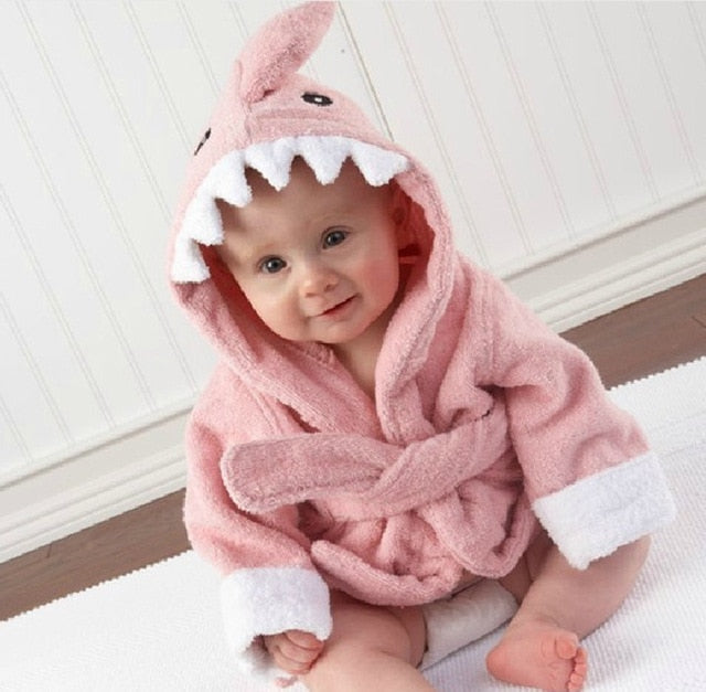 Junips | Hooded towel with animal motif