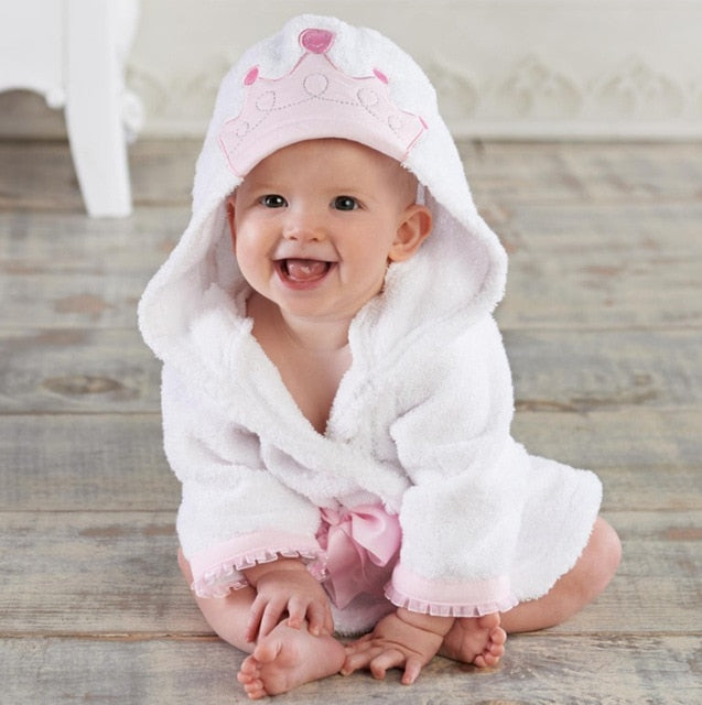 Junips | Hooded towel with animal motif