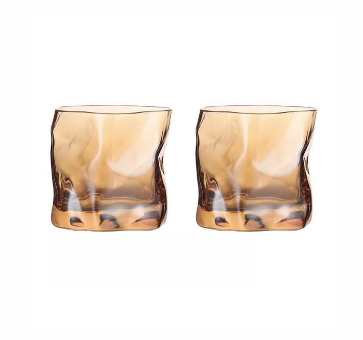 Junips | Distorted Texture Whisky Glass Set
