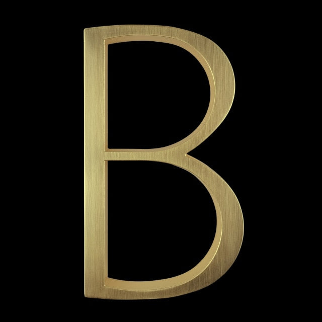 Junips | Gold Modern House Numbers