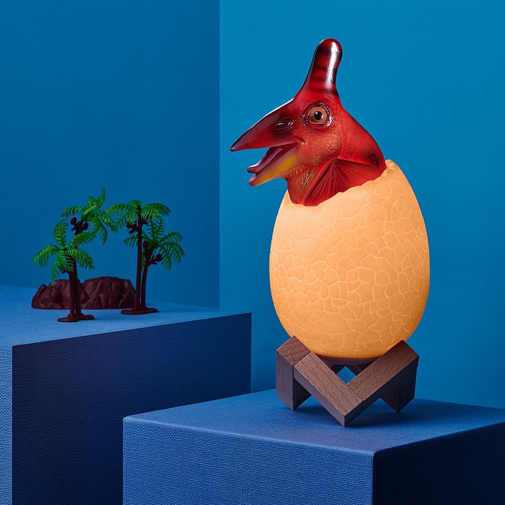 Junips | Dinosaur Egg LED Color Changing Lamp