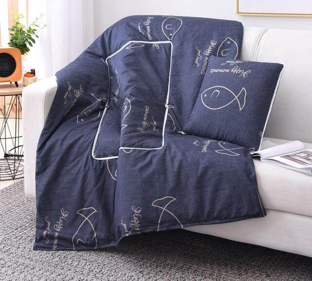 Junips | 2In1 Colorful Cartoon Pillow Blanket