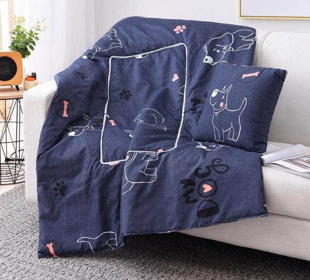 Junips | 2In1 Colorful Cartoon Pillow Blanket