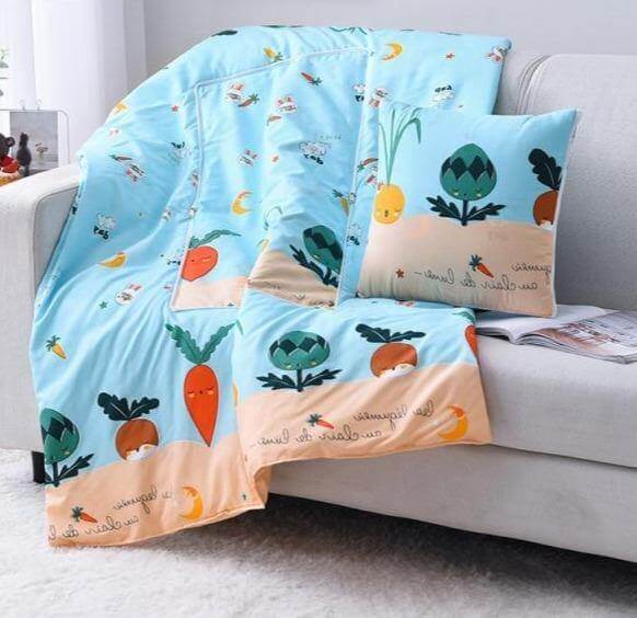 Junips | 2In1 Colorful Cartoon Pillow Blanket