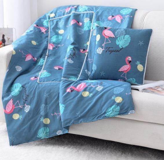 Junips | 2In1 Colorful Cartoon Pillow Blanket