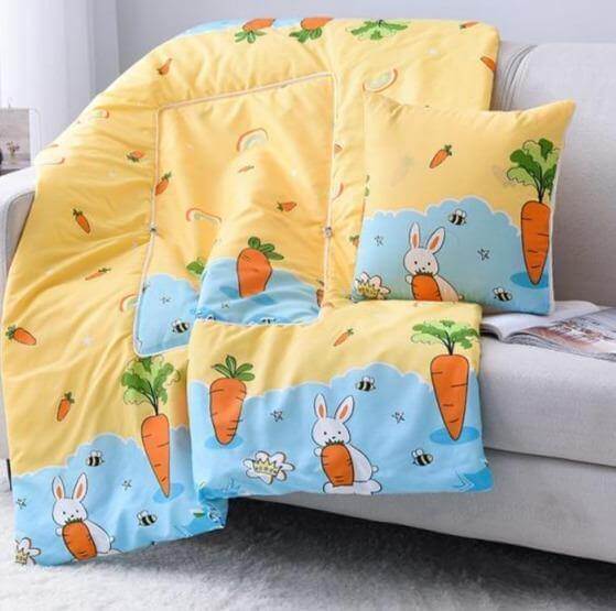 Junips | 2In1 Colorful Cartoon Pillow Blanket