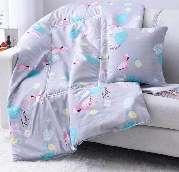Junips | 2In1 Colorful Cartoon Pillow Blanket