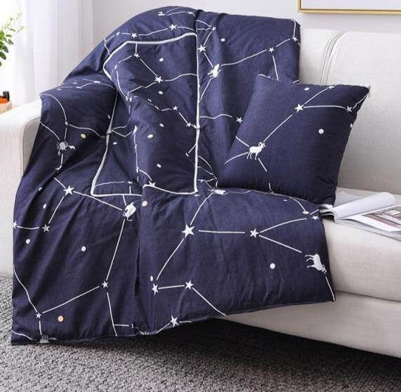 Junips | 2In1 Colorful Cartoon Pillow Blanket