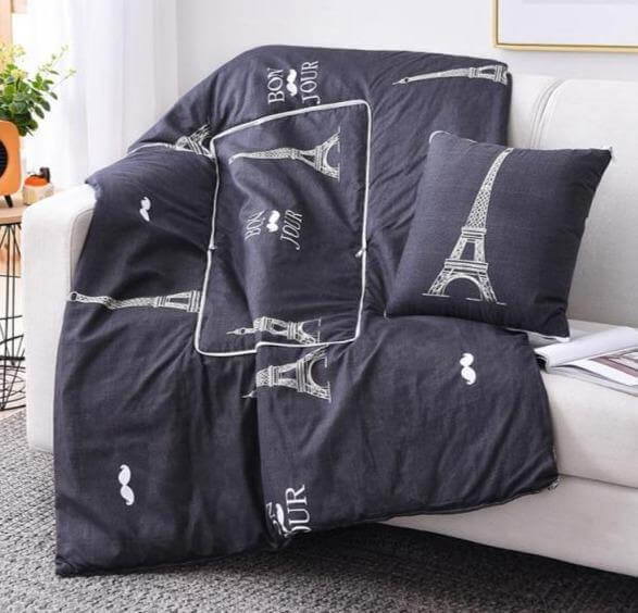 Junips | 2In1 Colorful Cartoon Pillow Blanket