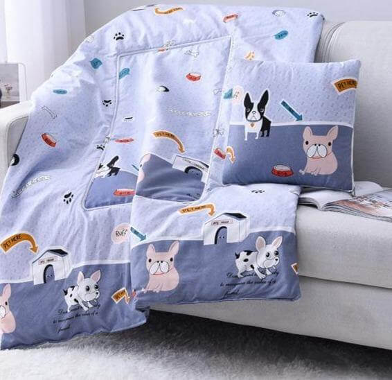 Junips | 2In1 Colorful Cartoon Pillow Blanket