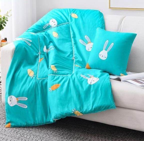 Junips | 2In1 Colorful Cartoon Pillow Blanket