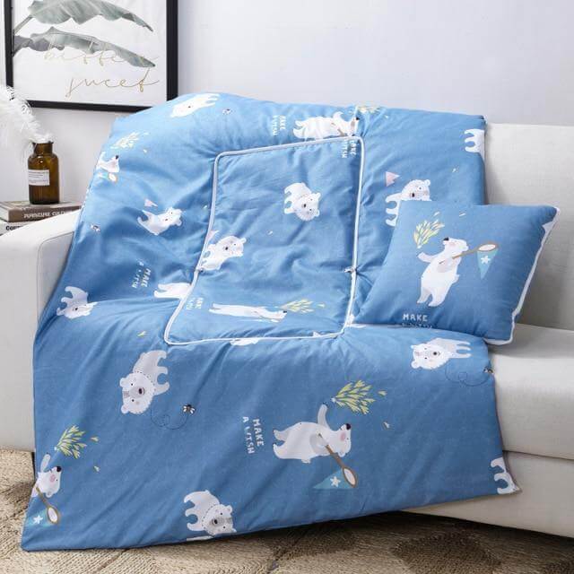 Junips | 2In1 Colorful Cartoon Pillow Blanket