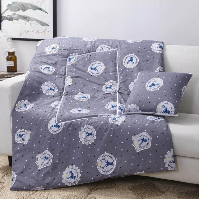 Junips | 2In1 Colorful Cartoon Pillow Blanket