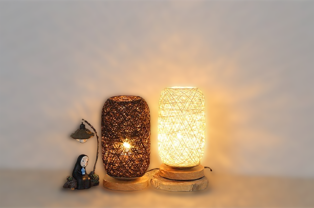 Junips | Table lamp made of rattan wood