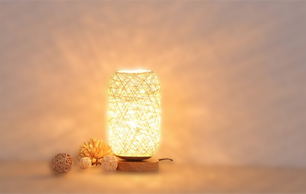 Junips | Table lamp made of rattan wood