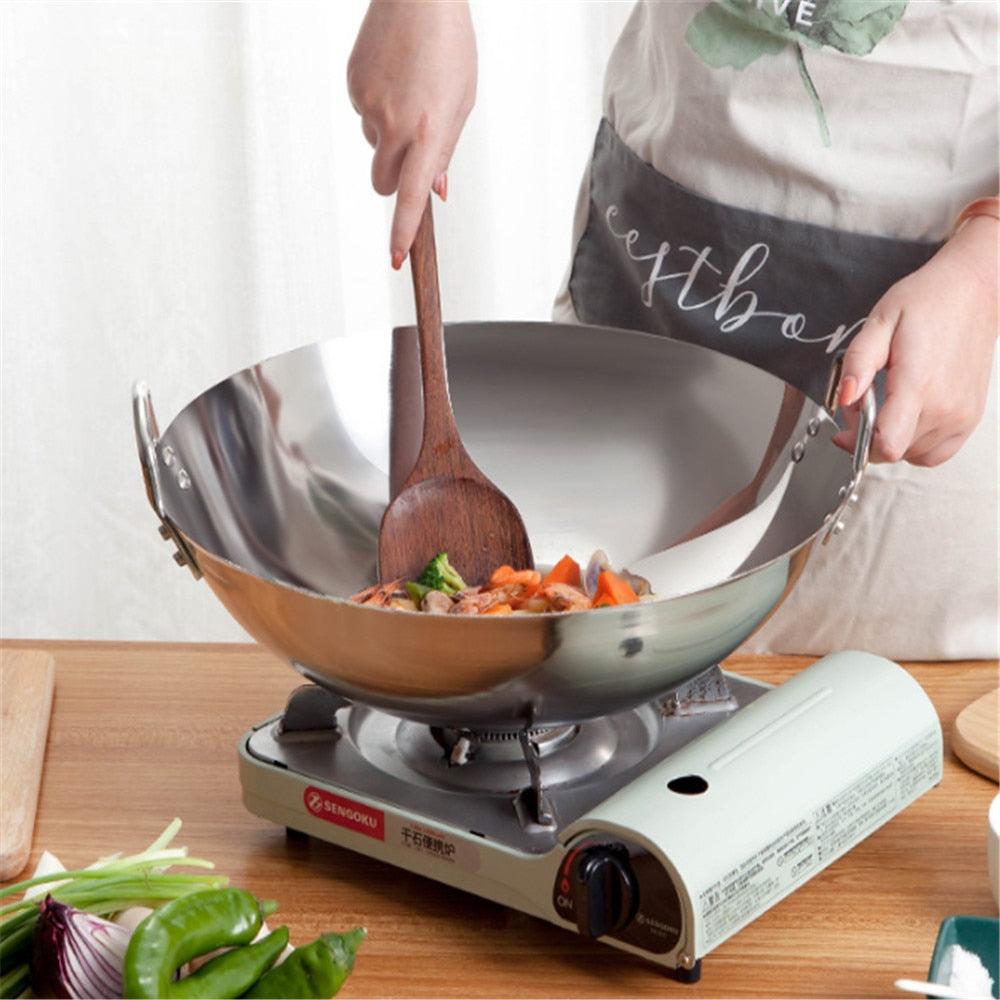 Junips | Stainless Steel Wok Wellington (4 Sizes)
