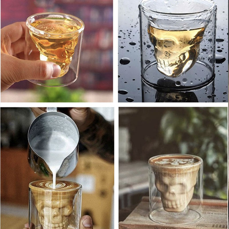 Junips | Hollow Double Layer Whiskey Glass