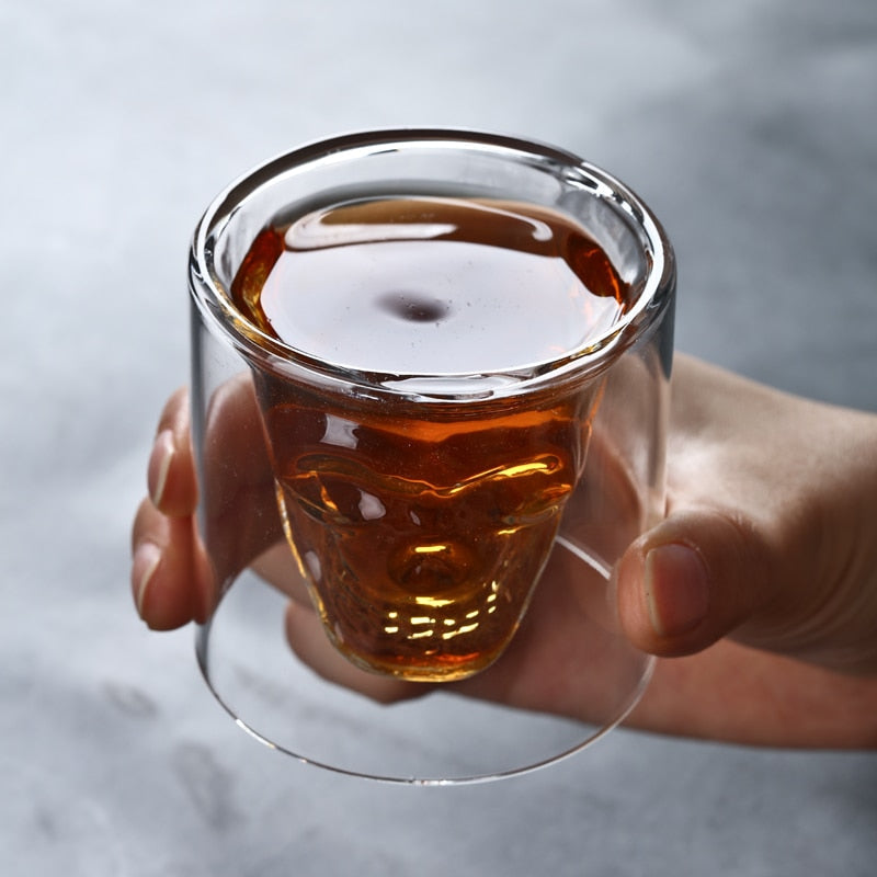 Junips | Hollow Double Layer Whiskey Glass