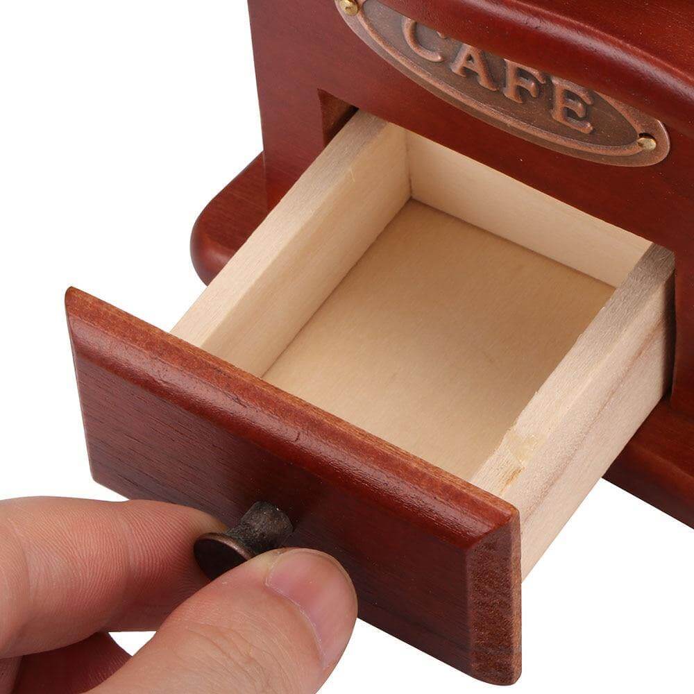 Junips | Wooden Antique Manual Coffee Grinder