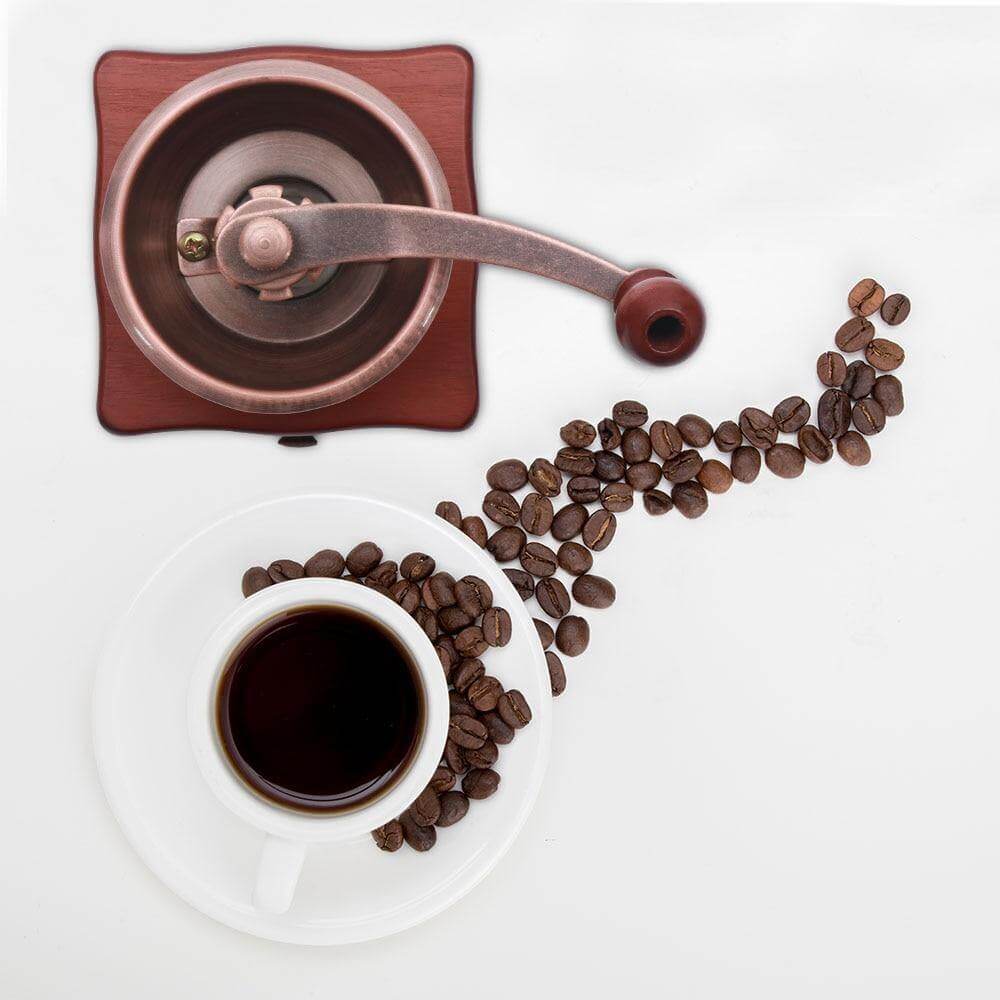 Junips | Wooden Antique Manual Coffee Grinder